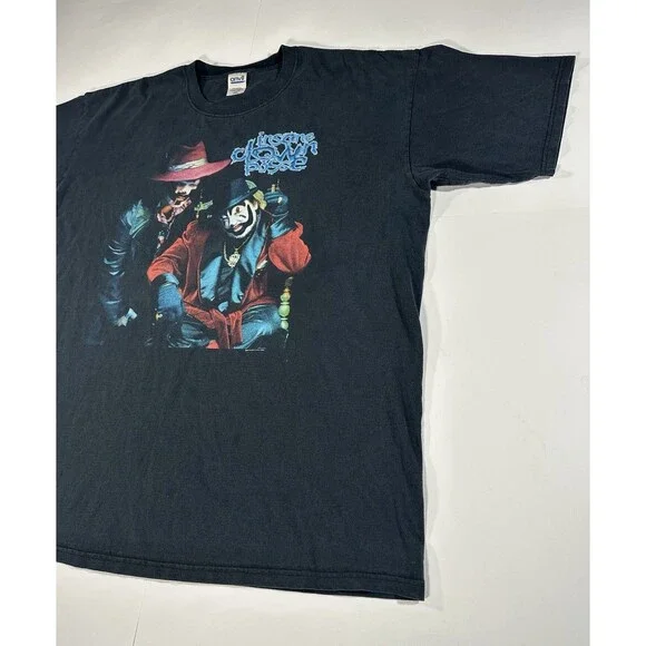 Vintage 2000 Insane Clown Posse Big Money Hustla T-Shirt ICP Black Size 3XL RARE